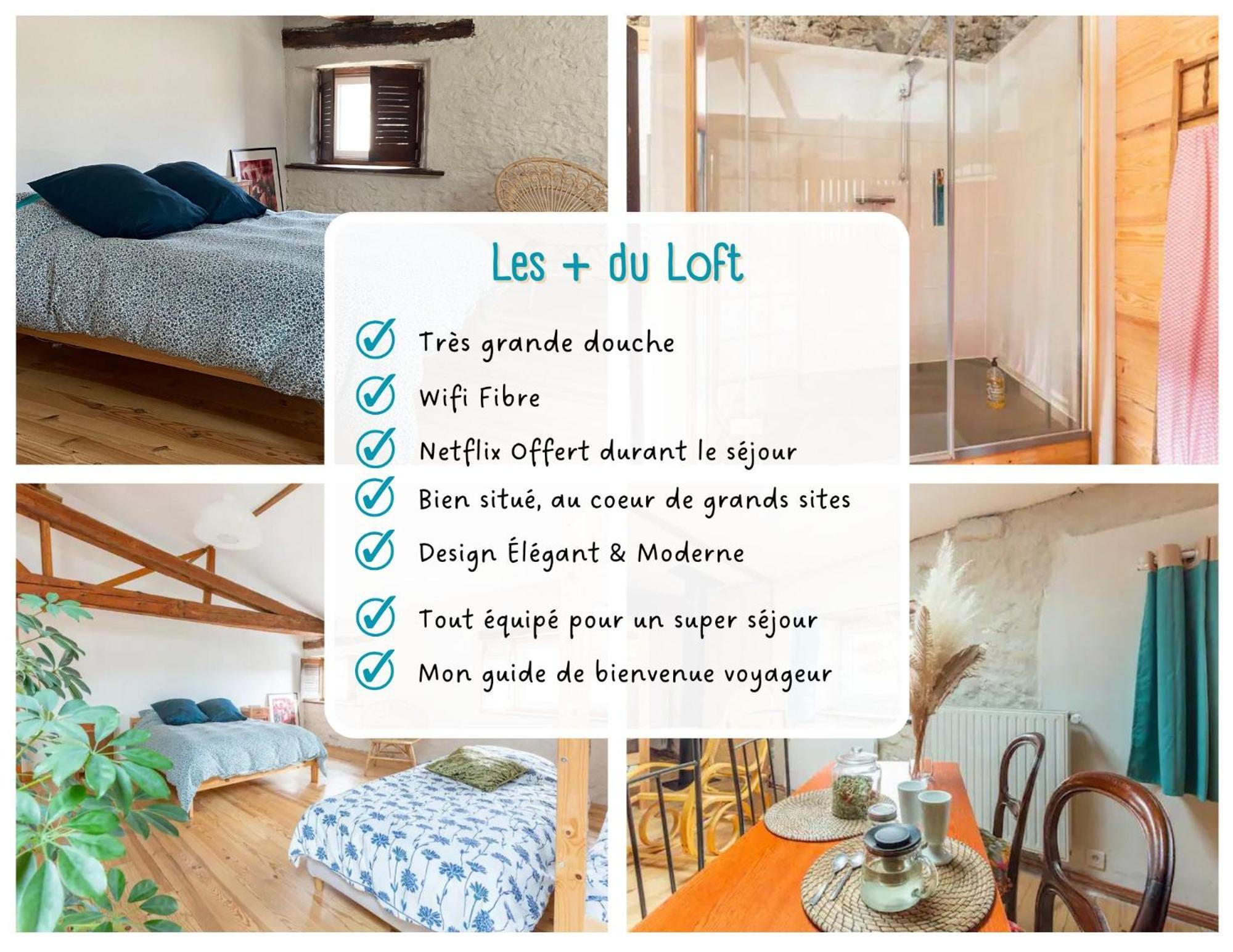 Chambre Triple Deluxe - Gite De La Louve Fougax-et-Barrineuf 외부 사진